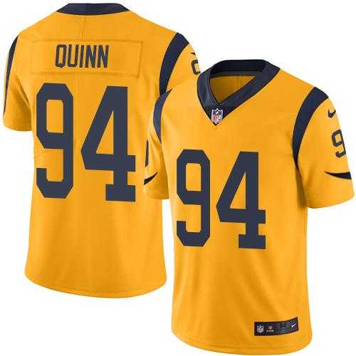 Nike Men & Women & Youth Rams 94 Robert Quinn Yellow Limited Color Rush Jersey